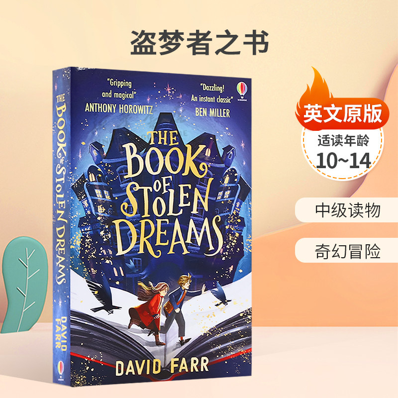 英文原版 The Book of Stolen Dreams 盗梦者之书 入围2023水石儿童图书奖 中级读物 奇幻冒险 平装 小说 冒险故事 10-14岁