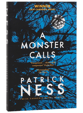 英文原版 A Monster Calls恶魔的呼唤儿童奇幻魔幻冒险小说卡内基金奖正版进口电影原著Patrick Ness青少年阅读书送音频