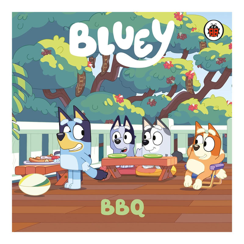 预售英文原版 Bluey: BBQ 小蓝狗布鲁伊：烧烤 亲子阅读有趣的纸板绘本书籍 与Bluey、Bingo和家人一起烧烤 4-8岁