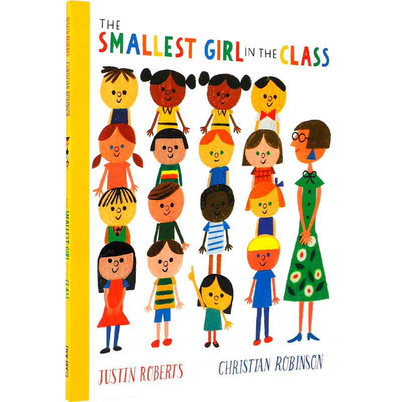 英文原版 The Smallest Girl in the Class  班里的小小孩 关于勇敢与个人力量的动人故事4-8岁儿童宝宝启蒙培养品格塑造绘本