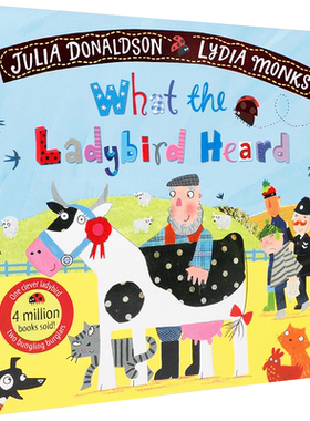 英文原版What the Ladybird Heard小瓢虫听见了什么Julia Donaldson正品著作 低幼儿童启蒙认知英文绘本3-5岁宝宝童话寓言故事书籍