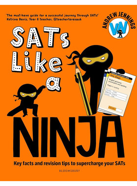英文原版 SATs Like a Ninja 像忍者一样通过英国SATs考试 增强SAT成绩的关键案例和复习技巧 数学逻辑 阅读技巧学科教辅 10-14岁