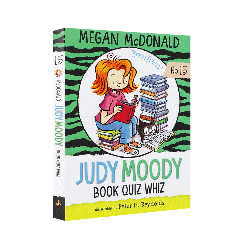 英文原版稀奇古怪小朱迪系列Judy Moody#15Quiz Whiz小测验 进口英语课外阅读书籍 儿童桥梁章节书Megan McDonald梅甘麦克唐纳著作