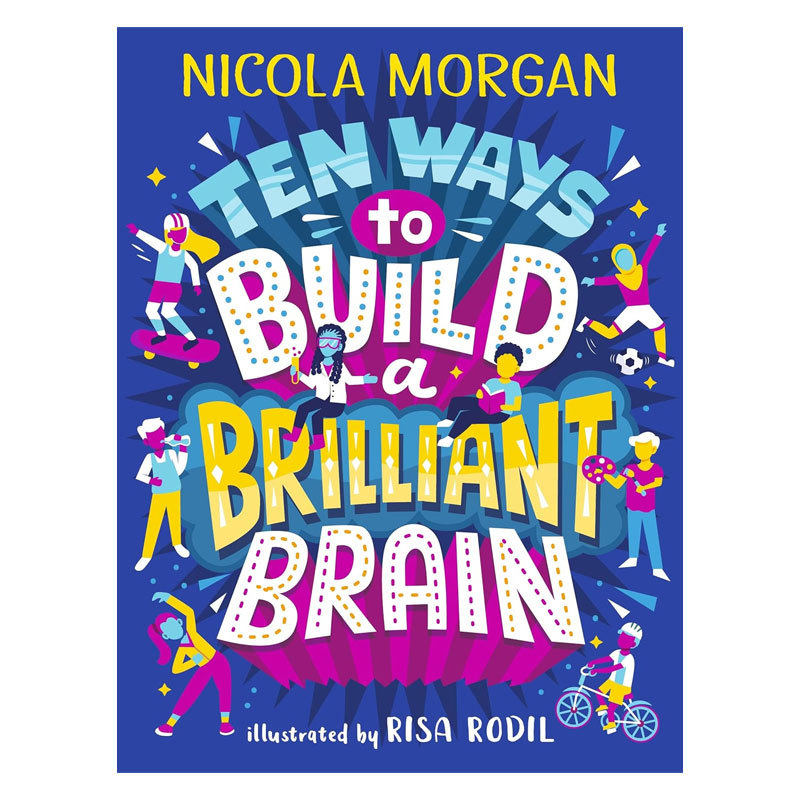 英文原版Ten Ways To Build Brilliant Brain打造聪明大脑的十种方法帮助让大脑变得更聪明趣味指南 图文并茂 提升自信