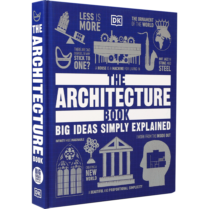 英文原版TheArchitectureBook建筑学图解建筑学了解建筑的演变涵盖世界各地的建筑8-12岁少年儿童科普百科读物精装