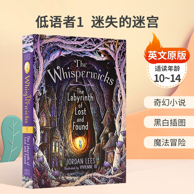 英文原版The Whisperwicks #1: The Labyrinth of Lost and Found低语者1迷失的迷宫不相信魔法的男孩发现超自然世界黑白插画