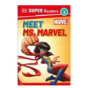 英文原版 DK Super Readers Level 3 Marvel Meet Ms. Marvel DK超级读者 3级 惊奇遇见惊奇女士 青少年儿童英雄漫画读物平装