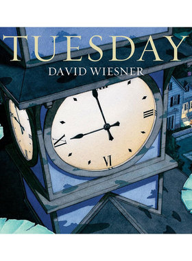 预售英文原版 Tuesday 疯狂星期二  1992年凯迪克金奖 激发想象冒险精神平装绘本 冒险故事4-8岁