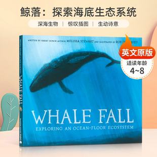 Exploring 鲸落：探索海底生态系统 Whale 儿童宝宝海洋生态动物知识科普绘本 Ecosystem Fall Floor 英文原版 Ocean