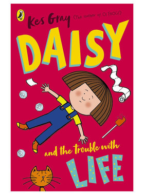 预售英文原版Daisy and the Trouble with Vampires黛西和吸血鬼的烦恼鬼马精灵黛西的黑白插图成长故事平装桥梁/章节书8-12岁