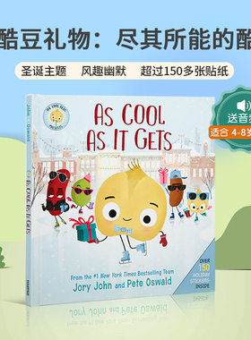 送音频英文原版 Cool Bean Presents: As Cool as It Gets  酷豆礼物：尽其所能的酷 4-8岁儿童宝宝启蒙益智幽默搞笑绘本 精装