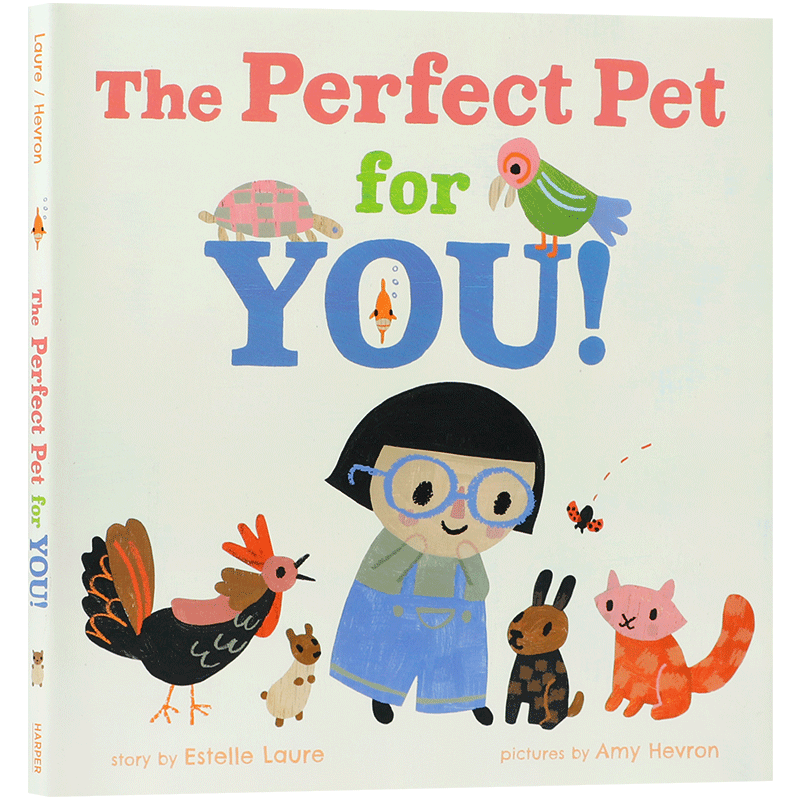 英文原版 The Perfect Pet for You! 你的完美宠物 动物友谊与自我反思故事绘本 4-8岁儿童宝宝启蒙益智情绪认知绘本精装