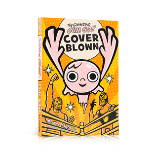 Book 儿童英语课外阅读冒险故事桥梁章节漫画书 第4册：封面爆裂The Blown Cover Girl Gum Gumazing 口香糖女孩 进口英文原版