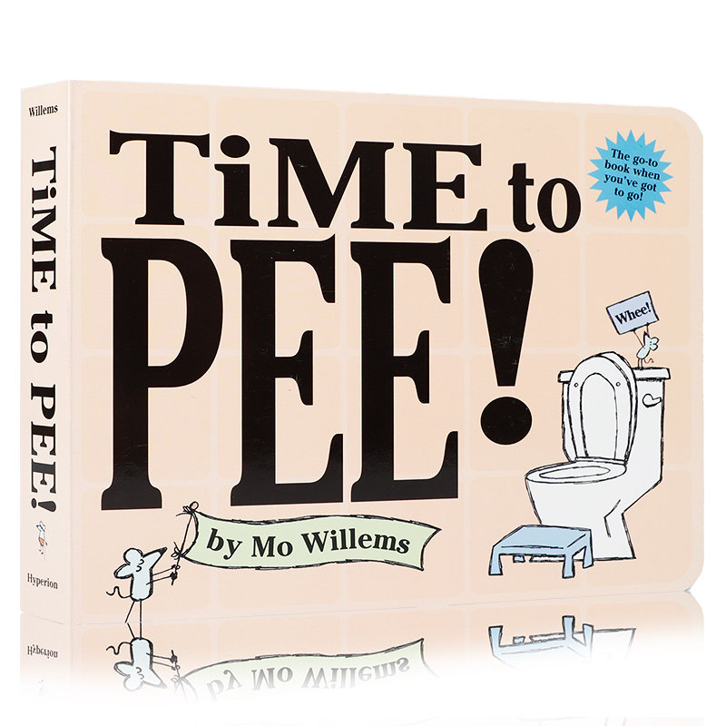 英文原版 Time to Pee 尿尿大冒险 纸板书 Mo Willems 幼儿行为习惯训练 elephant piggie 小猪小象同作者使用感如何?