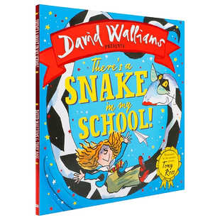 英文原版 There's a Snake in My School 学校里有蛇 David Walliams 学校里有蛇 大卫少年幽默绘本 儿童宝宝趣味益智启蒙绘本