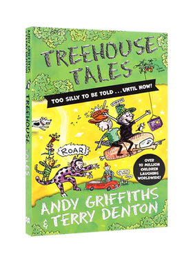 英文原版Treehouse Tales: too SILLY to be told ... UNTIL NOW!  树屋故事小屁孩树屋2022新版青少年儿童幽默爆笑桥梁漫画书