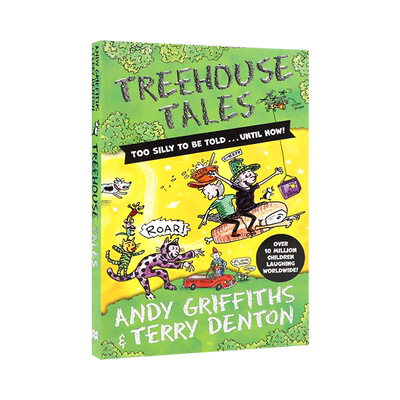 英文原版Treehouse Tales: too SILLY to be told ... UNTIL NOW!  树屋故事小屁孩树屋2022新版青少年儿童幽默爆笑桥梁漫画书