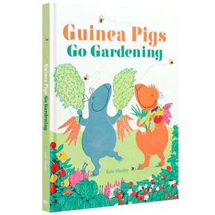 英文原版进口Guinea Pigs Go Gardening几内亚猪去做园艺 DK出版3-5岁低幼儿童英语启蒙认知绘本 宝宝亲子互动共读早教书 精装绘本