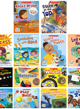 英文原版学乐彩虹桥小学中年级阅读级别Level 16-18组合14册Play Ball!/All About Teeth/Kela'S Bridge青少年儿童入门科普