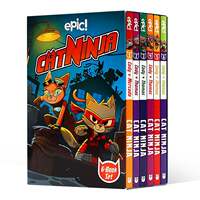Pre-sale of original English version Cat Ninja Box Set Books 1-6 Cat Ninja 6 volumes Box set New superhero action Story Full-color comic action adventure paperback comic for 8-12 years old thumbnail 5