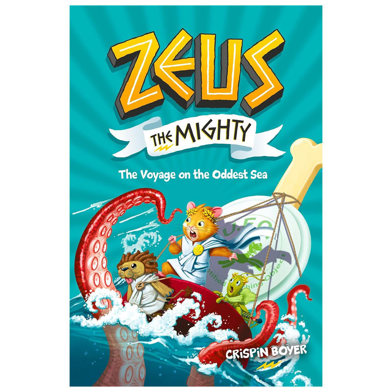 预售英文原版Zeus the Mighty #5: Voyage On Oddest Sea强大的宙斯5奇异的海上航行儿童桥梁章节故事书神话世界 动作冒险8-12岁