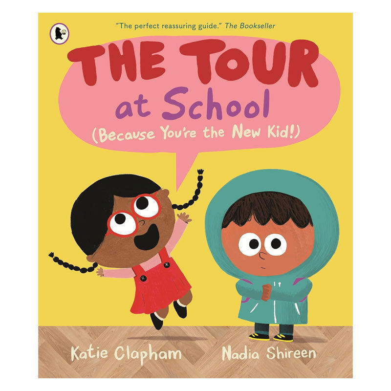 预售英文原版 The Tour at School 参观学校 儿童阅读缓解开学第一天紧张情绪 亲子共读启蒙英语绘本 成长体验绘本 平装 4-8岁