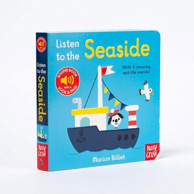 英文原版Listen to the Seasons /Music by Mozart/Classical Music/Seaside/Nutcracker聆听系列触摸发声书互动按钮音乐启蒙