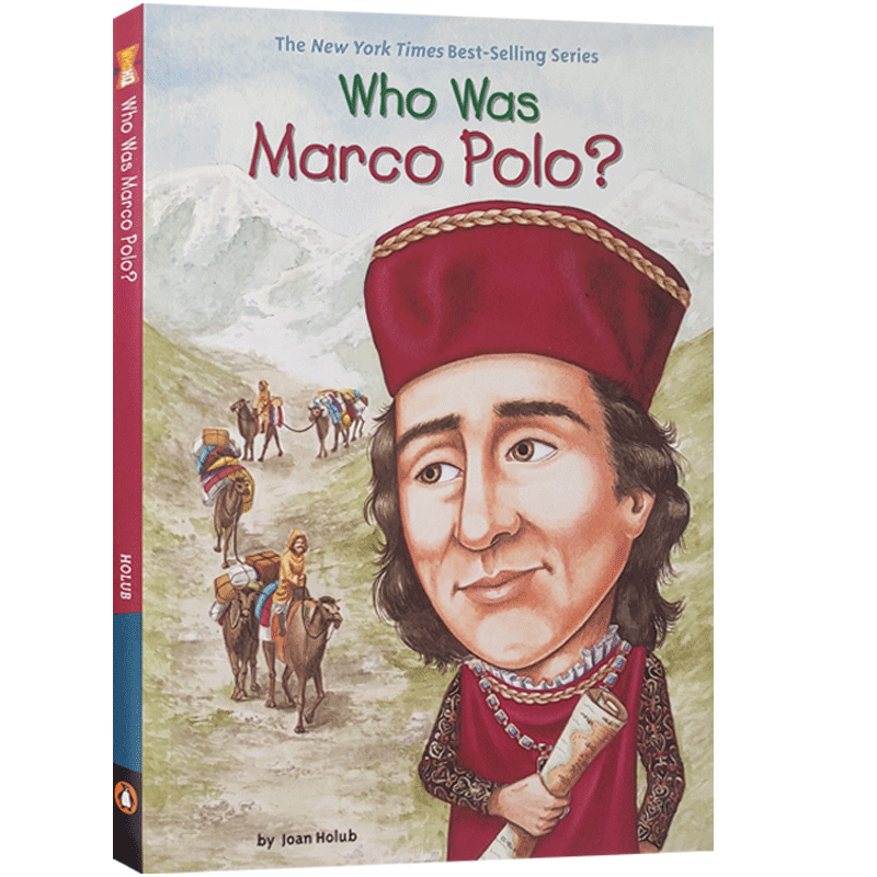预售进口英文原版谁是马可波罗?Who Was Marco Polo? Who Was/Is 系列 人物传记名人企鹅童书人物百科故事中小学生英语读物平装