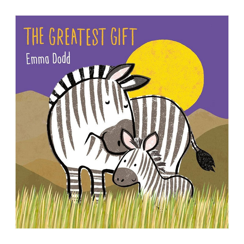 英文原版 The Greatest Gift 完美的礼物 一只小斑马学会了爱的力量 家庭亲情启蒙精装绘本 爱的表白书 2-6岁