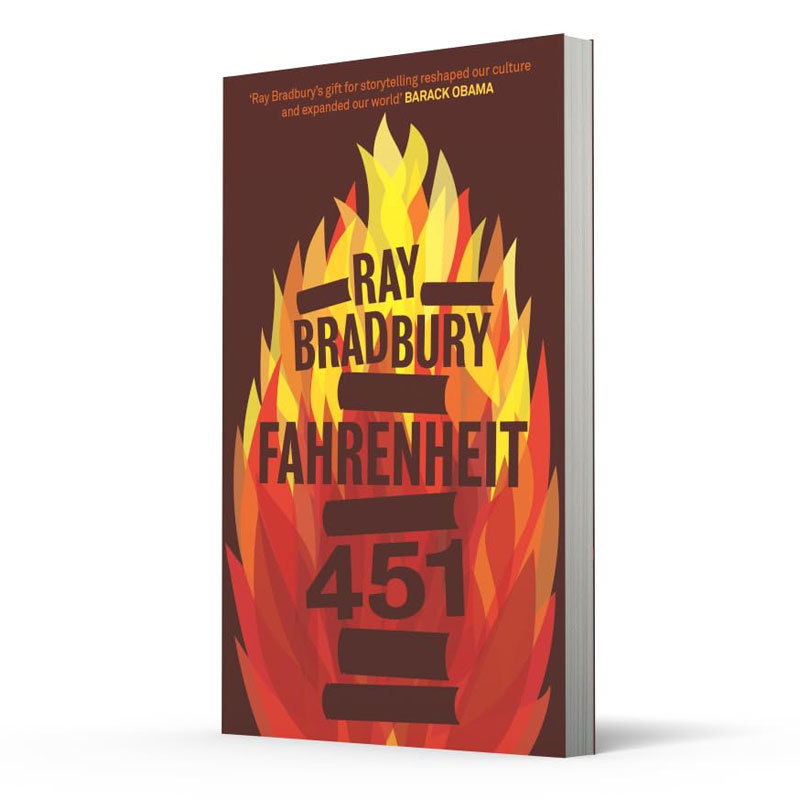 英文原版Fahrenheit 451华氏451度反乌托邦科幻经典科幻小说 奇幻故事 反乌托邦平装小说18岁+