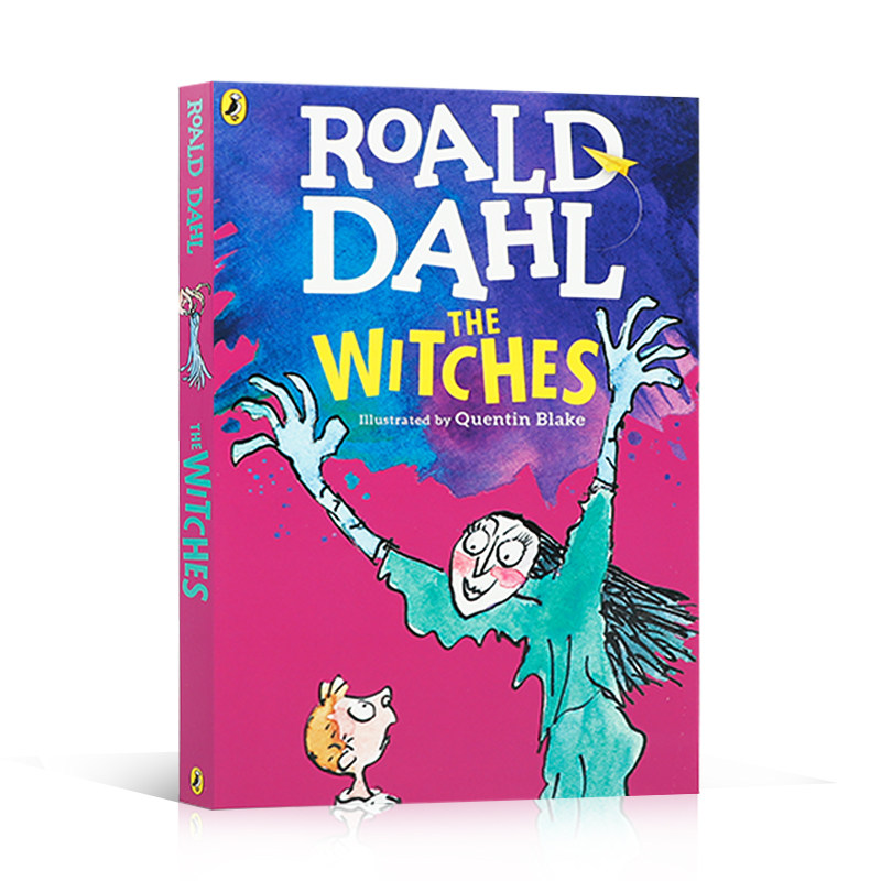 送音频原版The Witches  女巫 roald dahl 罗尔德达尔作品 纯英语版儿童读物课外阅读桥梁书可搭查理和巧克力工厂正版进口书籍