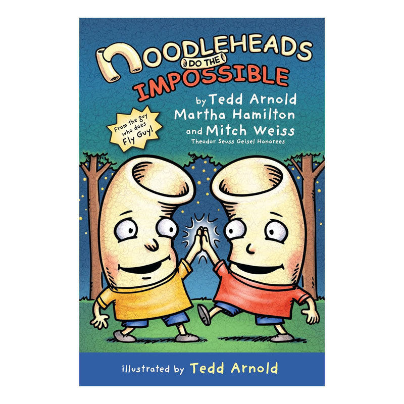 英文原版 面条头兄弟系列：Noodleheads Do the Impossible面条头小子6 战胜不可能 一对笨蛋面条头兄弟 幽默搞笑全彩漫画故事绘本