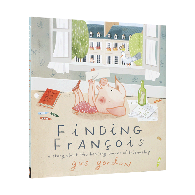英文原版 Finding François 寻找弗朗索瓦 讲述朋友的力量 Dial Books 4-8岁儿童宝宝温暖有趣 亲子共读 精装绘本
