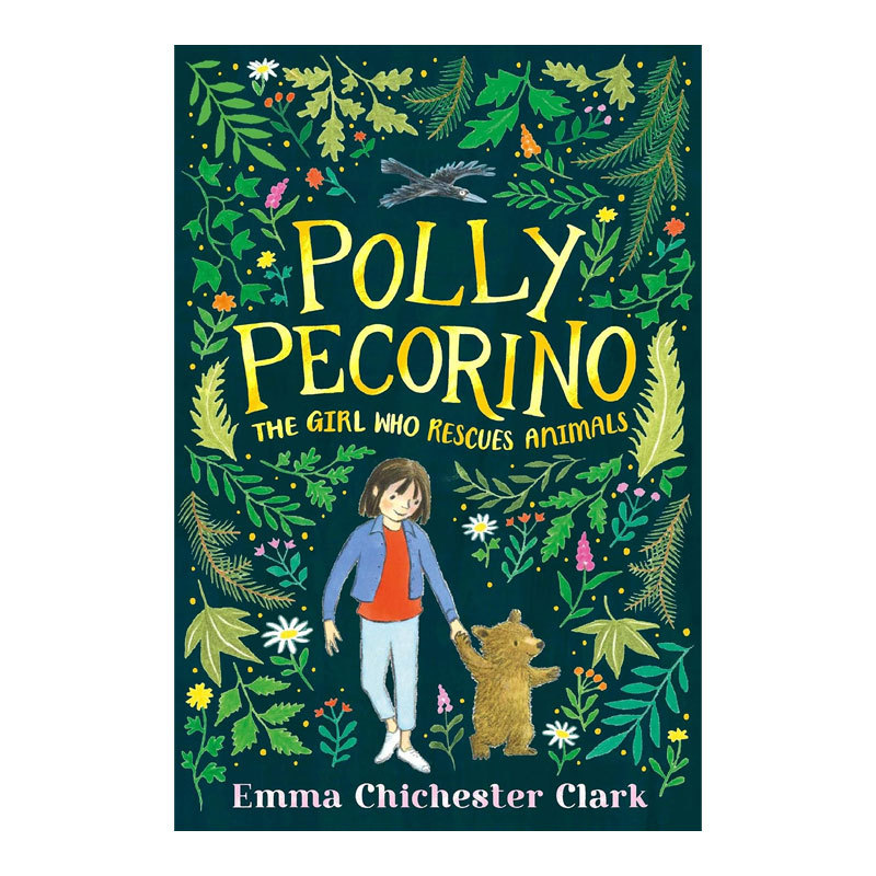 预售英文原版 Polly Pecorino: The Girl Who Rescues Animals 波莉·佩科里诺：拯救动物的女孩 善良女孩和迷路熊的温馨故事 12岁
