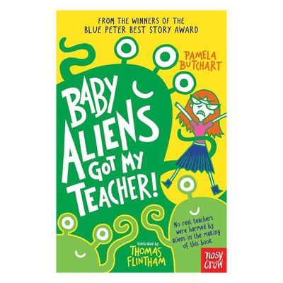 英文原版Baby Aliens #1: Got My Teacher小小外星人1我的老师是外星人伊兹和朋友们的神秘冒险奇异故事搞笑冒险 黑白插图