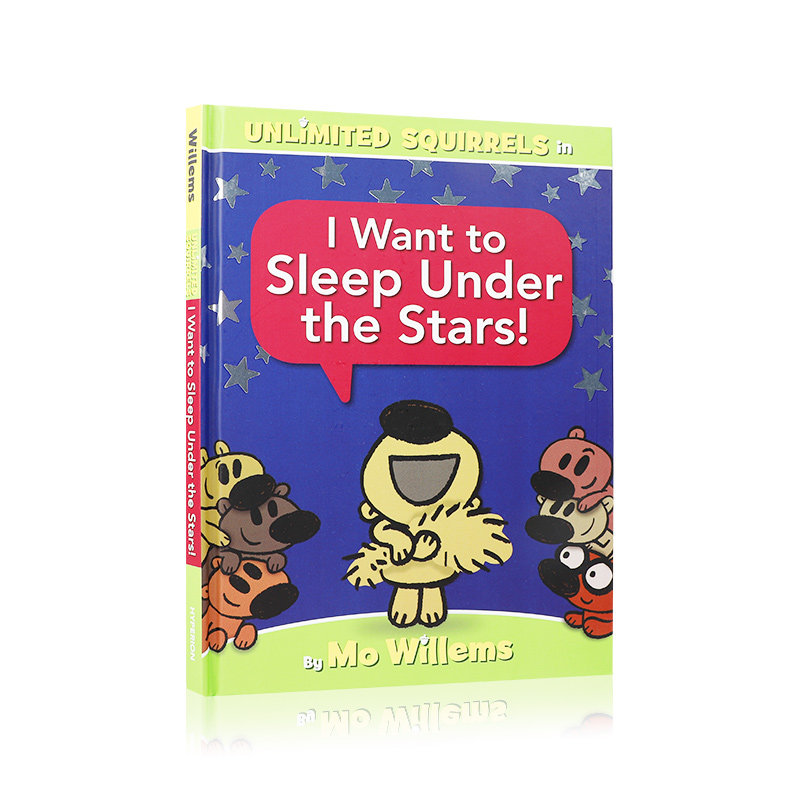 英文原版 I Want to Sleep Under the Stars!我想在星空下睡觉!低幼认知启蒙亲子共读学前教育英语启蒙益智幼教精装绘本进口原装