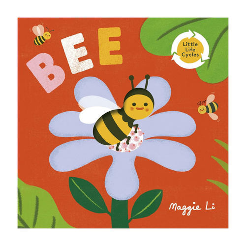 预售英文原版 Little Life Cycles: Bee 生命周期 蜜蜂 儿童科普生命循环认知纸板绘本 2-6岁洞洞书科普读物 启蒙英语进口绘本