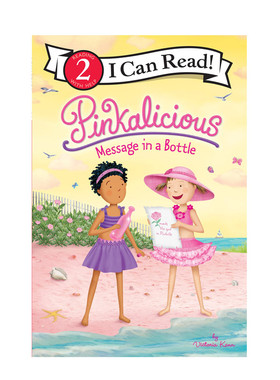 英文原版 Pinkalicious粉红控系列Message in a Bottle瓶子里的信息 I Can Read 2 儿童英语分级读物 亲子共读孩子睡前故事书