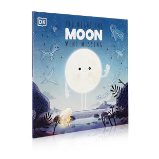 英文原版 Moon 入夜消失的月亮 DK出版3-6岁低幼儿童英语启蒙认知绘本 温馨家庭亲子互动共读早教书 宝宝成长故事图画书