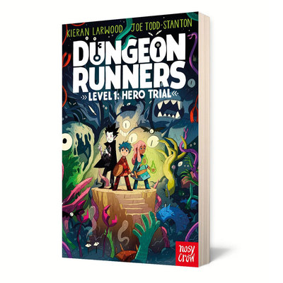 英文原版Dungeon Runners #1: Hero Trial地牢跑者1:英雄审判蓝彼得奖作家水石奖作家趣味故事 奇幻冒险 黑白插图桥梁/章节书