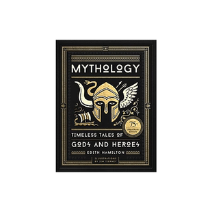 英文原版 Mythology: Timeless Tales of Gods and Heroes 希腊罗马神话 75周年纪念插图版 青少年儿童神话传说精装小说