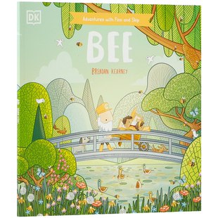 英文原版 Bee 平装 芬恩与斯基普历险记 蜜蜂 如何照顾蜜蜂 保护环境 DK Children 2-6岁儿童宝宝环保意识科普故事绘本