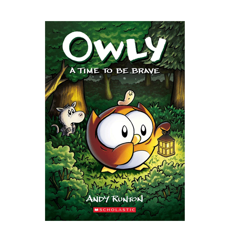 原版Owly 小猫头鹰#4: A Time to Be Brave勇敢时刻 儿童友谊全彩漫画章节书 中小学生英语课外阅读故事书Scholastic学乐出版