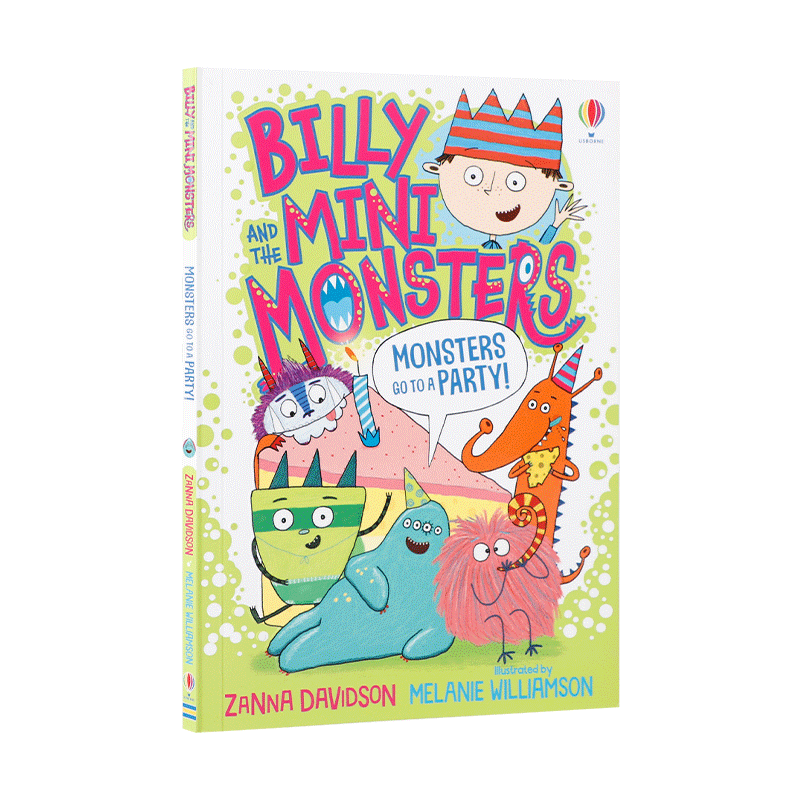 预售送音频英文原版比利和迷你怪兽：怪兽们去参加一个聚会Billy and the Mini Monsters:Monsters go to a Party桥梁章节漫画书
