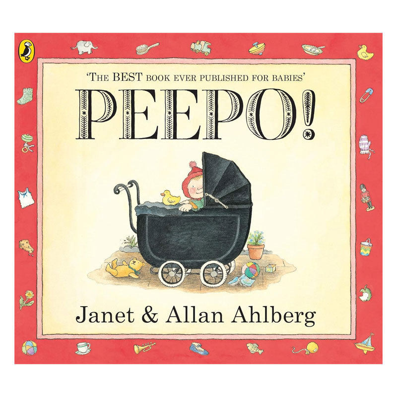 英文原版Peepo!偷偷看婴儿床里小宝宝的世界趣味绘本 婴儿故事 韵律语言平装Puffin出版社生活体验 2-6岁