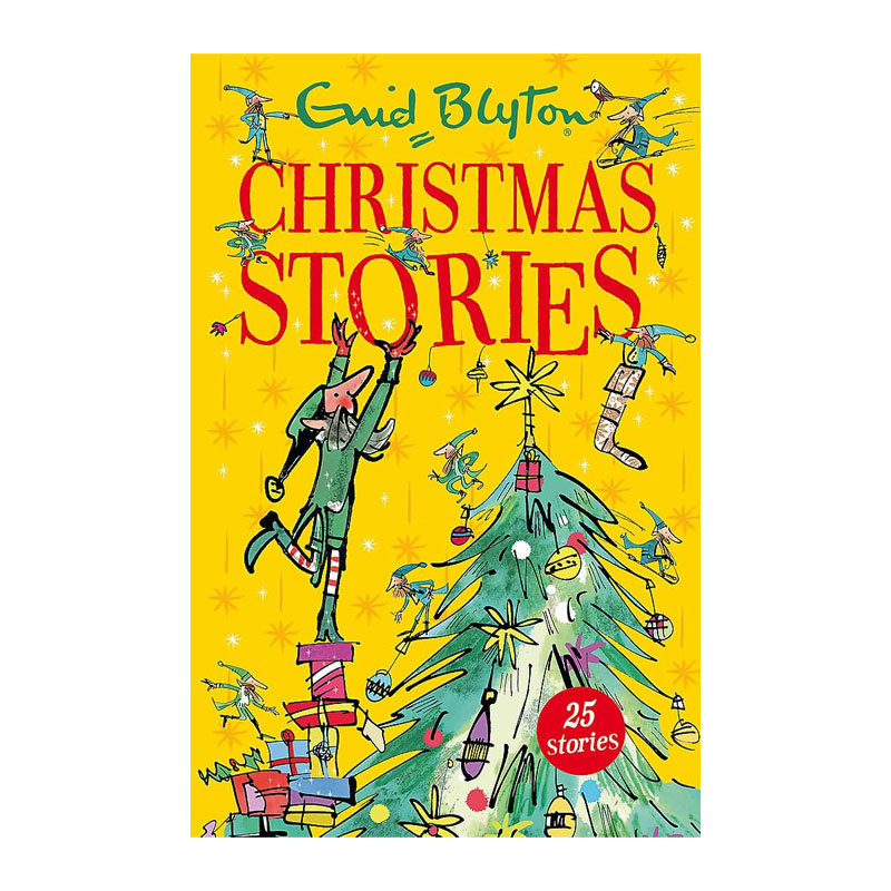 预售英文进口英语原版 节日主题 Enid Blyton's Christmas Stories 伊妮德布莱顿圣诞故事集 25个章节短篇故事绘本 8-12岁