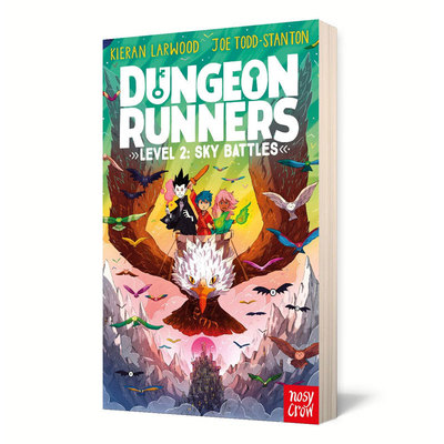 英文原版Dungeon Runners #2: Sky Battles地牢跑者2:天空之战蓝彼得奖作家水石奖作家趣味故事 奇幻冒险黑白插图桥梁/章节书