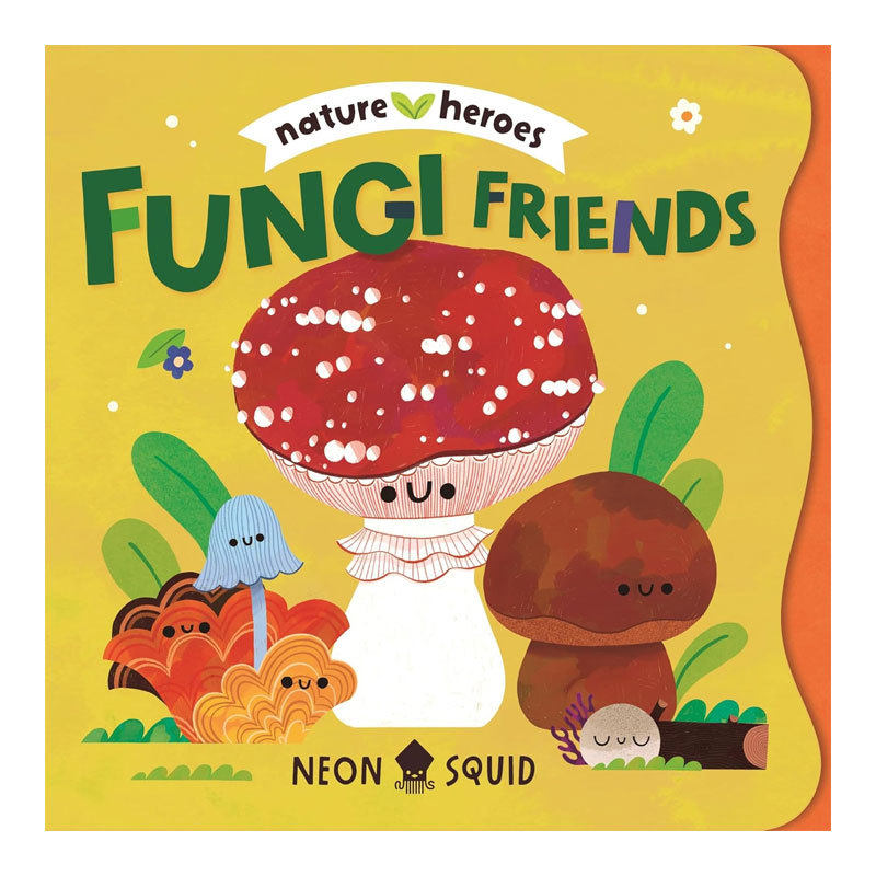 预售英文原版Fungi Friends自然小英雄 真菌朋友们洞洞设计自然探索韵律绘本纸板绘本4-8岁科普入门/了解世界