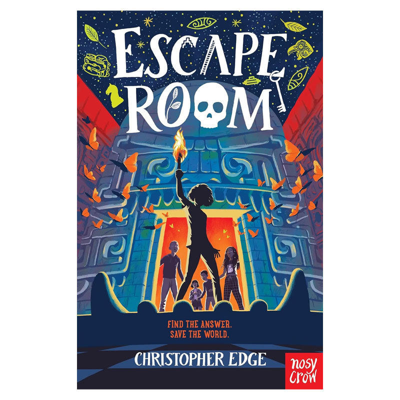 预售英文原版Escape Room #1密室逃生1儿童解谜冒险科幻故事平装小说冒险故事10-14岁