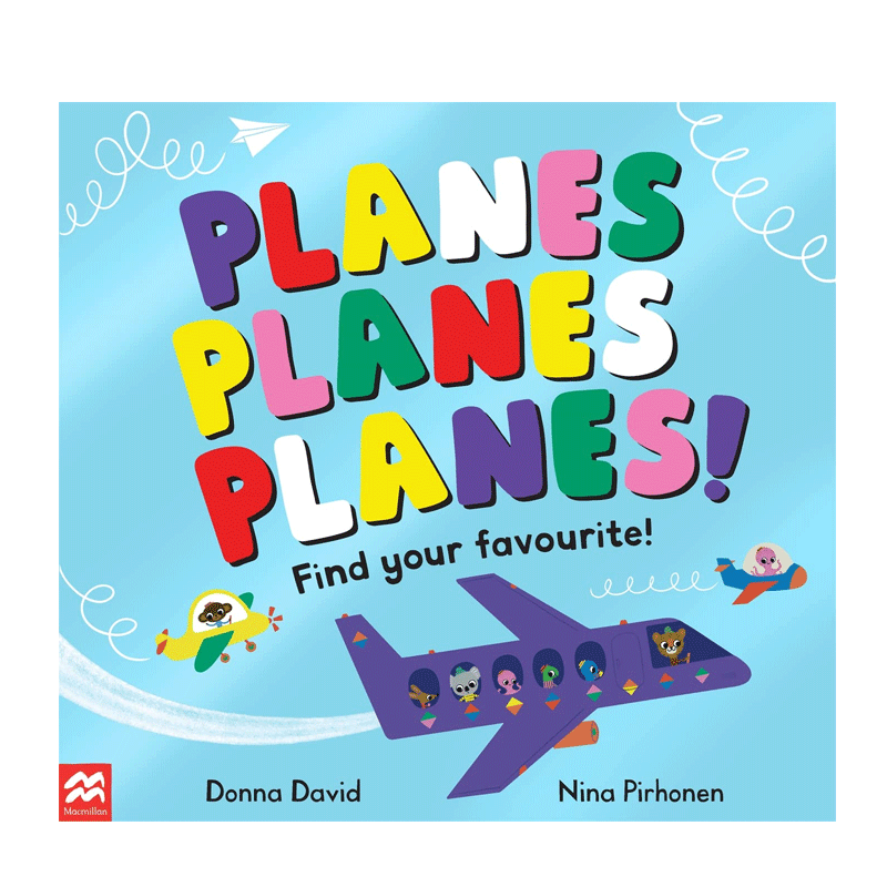 英文原版 Planes, Planes, Planes!平装 飞机,飞机,飞机! 有趣的交通工具早教认知绘本 2-6岁儿童宝宝启蒙益智图书